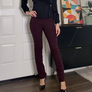 Quince Deep Burgundy Skinny Pants